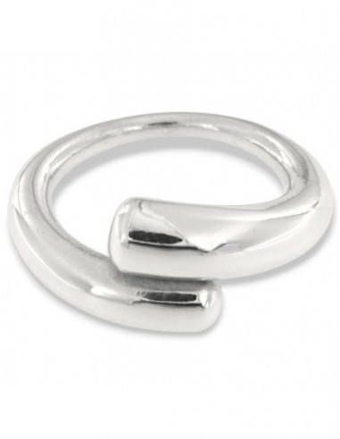 Anello Argento Rodiato Intrecciato [09b94e3c]