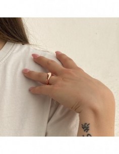 Anello Argento Rosato Chevalier Tondo [a707dcc0] 2