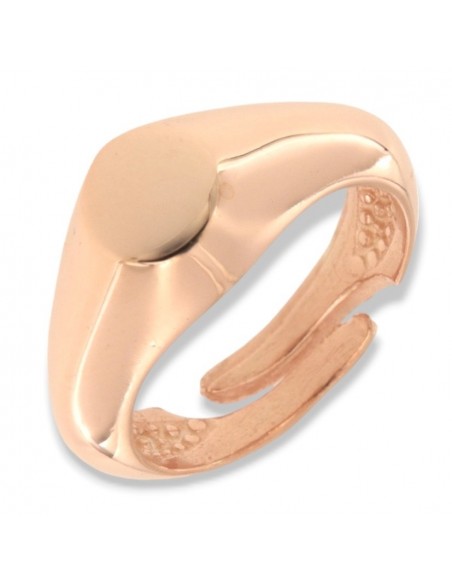 Anello Argento Rosato Chevalier Tondo [e57e532a]