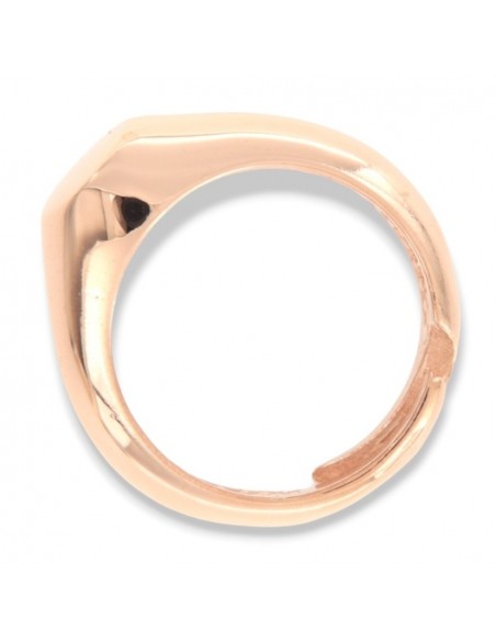 Anello Argento Rosato Chevalier Tondo [5733d530]