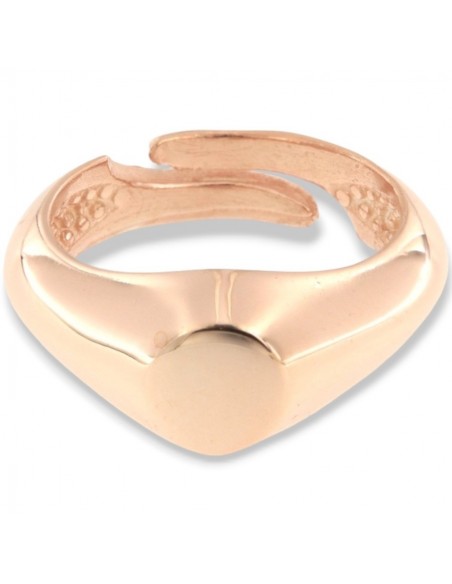 Anello Argento Rosato Chevalier Tondo [8e15963d]