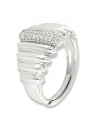 Anello Argento Rodiato Caramello [a2579bde]