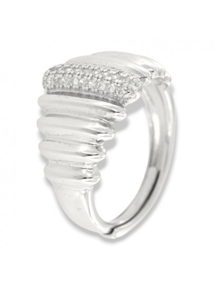 Anello Argento Rodiato Caramello [a2579bde]