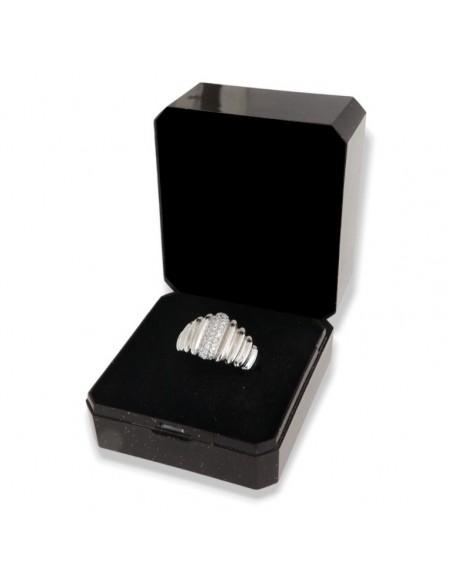 Anello Argento Rodiato Caramello [ac4f5c3c]