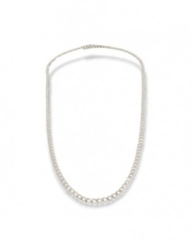 Collana Argento Dorato Maglia Grumetta 8,15gr [b197c010]