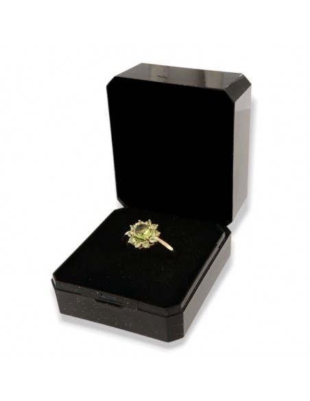 Anello Argento Dorato Peridoto Naturale [86c04a36]