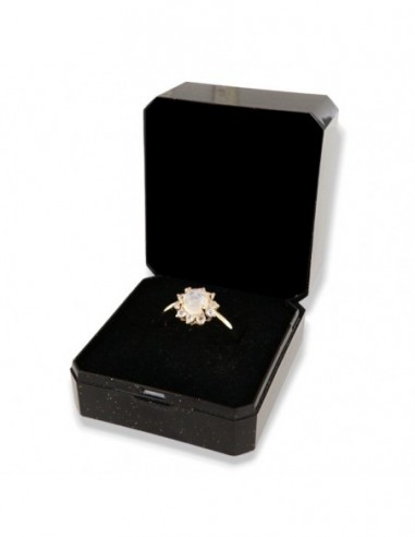 Anello Argento Dorato Labratorite Naturale [016c9237]
