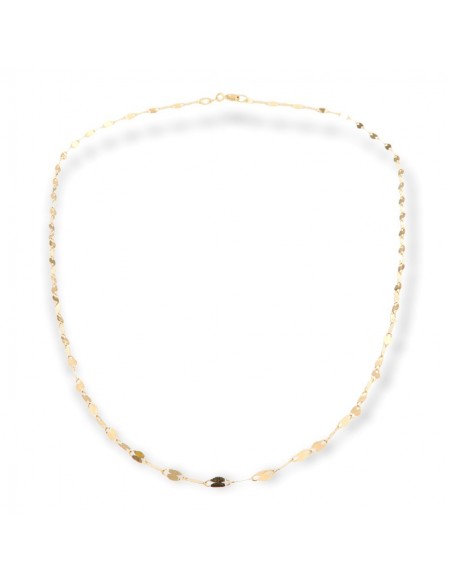 Collana Oro Giallo Maglia Mirror 1,10gr [ab3c0aed]