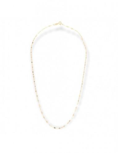 Collana Oro Giallo Maglia Mirror 1,10gr [ae6c4df3]