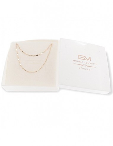 Collana Oro Giallo Maglia Mirror 1,10gr [c057cffa]