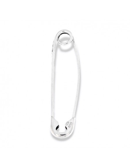 CIONDOLO ARGENTO RODIATO GRAFFETTA SPILLA [bdd03aee]