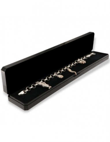 Bracciale Argento Rodiato Ciondoli Portafortuna [b778a9b7]