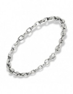Bracciale Acciaio Maglia Marina Ovale [5a39c4a9]