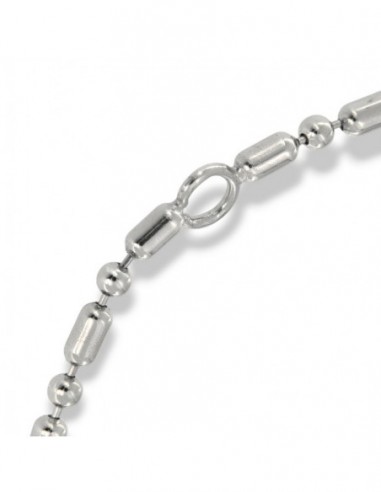 Bracciale Argento Rodiato Cuore Pendente [1d6390a4]