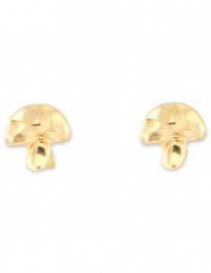 VENACOLY Orecchini a fungo in argento sterling 925 bianco opale Stud