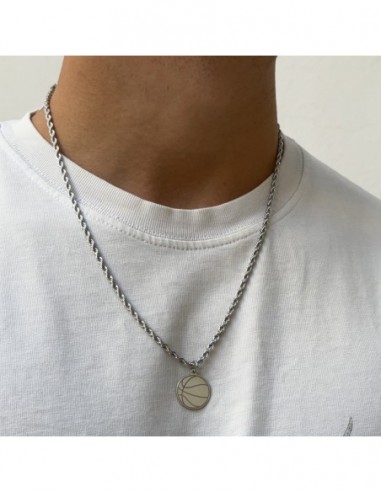 1 Pezzo Collana Con Ciondolo A Croce Cava Dorata In Acciaio - Foto 5