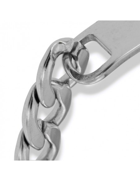 Bracciale Acciaio Piastra Personalizzabile [208eac26]