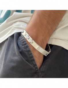 Bracciale Acciaio Piastra Centrale Spesso [3b9cb400] 2