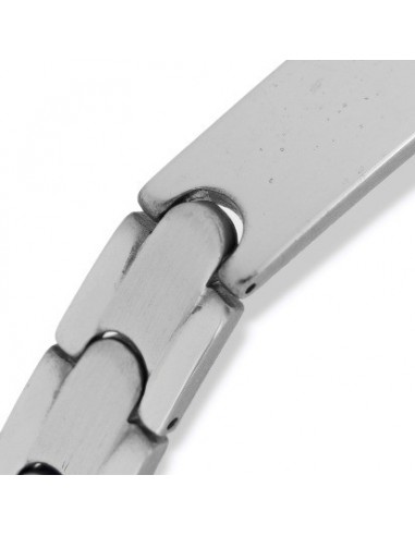 Bracciale Acciaio Piastra Centrale Spesso [1ee1a8f8]