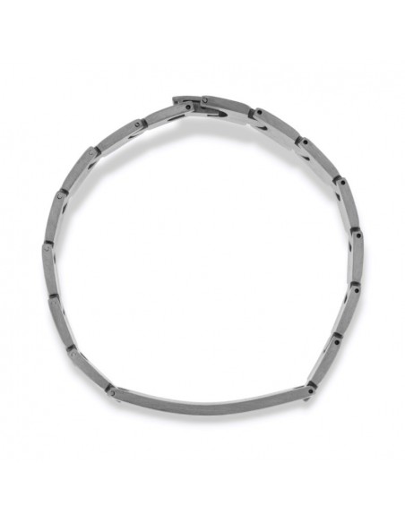 Bracciale Acciaio Piastra Centrale Spesso [1bb1efe6]