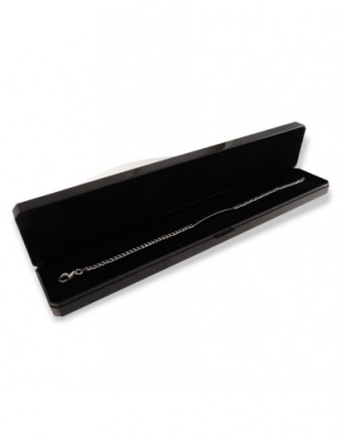 Bracciale Argento Rodiato Grumetta Piastra Cent. [3fee19e8]