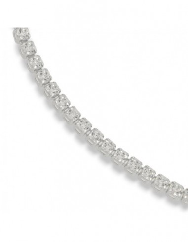Bracciale Oro Bianco Tennis Zirconi Bianchi 1,5MM [0cea3027]