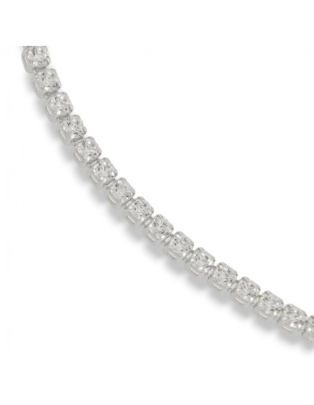 Bracciale Oro Bianco Tennis Zirconi Bianchi 1,5MM [0cea3027]