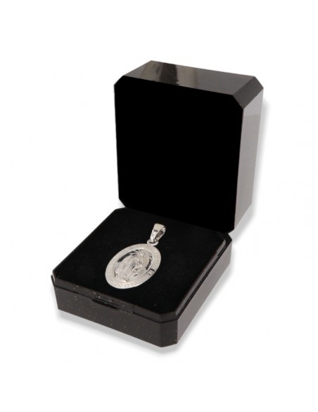 Ciondolo Argento Rodiato Madonna Miracolosa 3,90Gr [08b4399c]