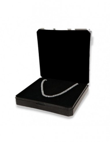 Collana Argento Rodiato Rondelle Sfaccettate [9fedd7ab]