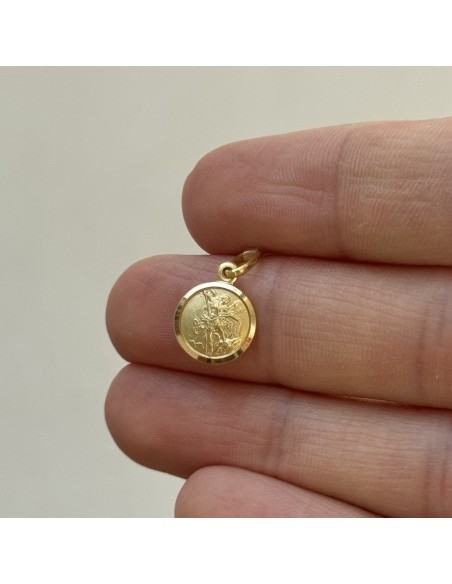CiondoIo Oro Giallo San Michele Rilievo 1,40 Grammi [662aff0d]