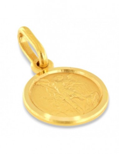 CiondoIo Oro Giallo San Michele Rilievo 1,40 Grammi [d1373e09]