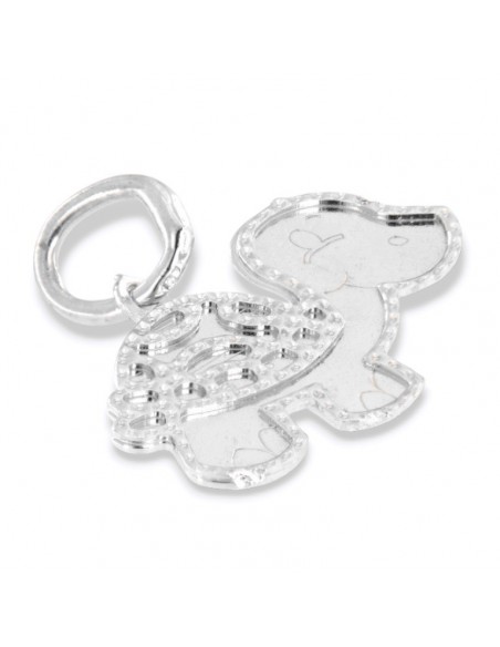 Ciondolo Oro Bianco Tartaruga Diamantata [89571d5c]