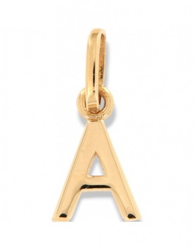Ciondolo Oro Giallo Iniziale Lettera A [ecf5f11e]