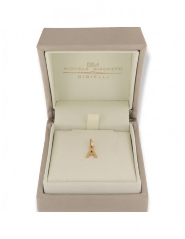 Ciondolo Oro Giallo Iniziale Lettera A [8ef636da]