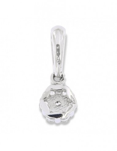 Ciondolo Oro Bianco Punto Luce 7 Zirconi [71f9e7f7]