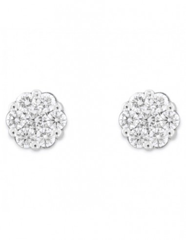 ORECCHINI ORO BIANCO MAGIC DIAMANTI 0,53 CARATI [e9701135]