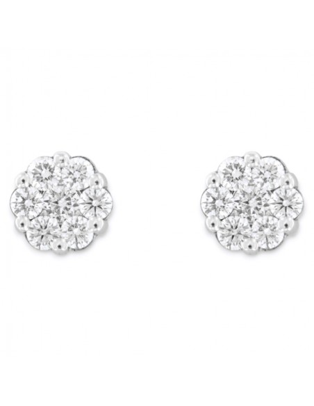 ORECCHINI ORO BIANCO MAGIC DIAMANTI 0,53 CARATI [e9701135]
