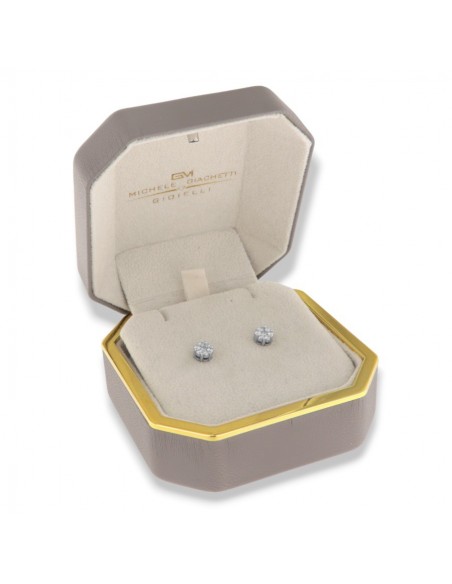 ORECCHINI ORO BIANCO MAGIC DIAMANTI 0,53 CARATI [89dcd94f]