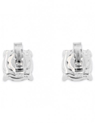 ORECCHINI ORO BIANCO PUNTO LUCE MAGIC 0,34 CARATI [498df850]