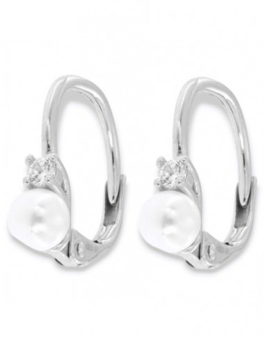 Orecchini Argento Rodiato Monachine Perle [e8640e5f]