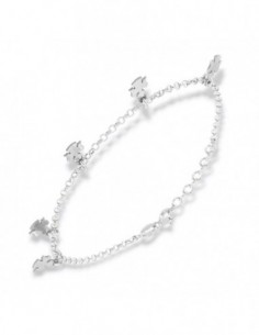 Bracciale Argento Rodiato Rollò Con Angioletti [a89d6e5d]