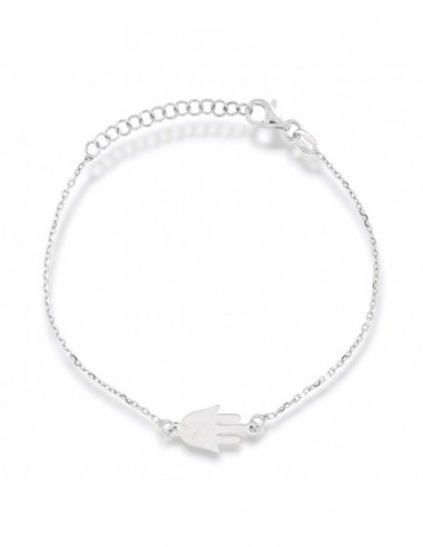 Bracciale Argento Rodiato Mano Di Fatima [708fcd18]