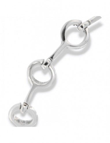 Bracciale Argento Rodiato Catena [88ef6a8e]