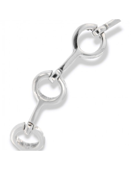 Bracciale Argento Rodiato Catena [88ef6a8e]