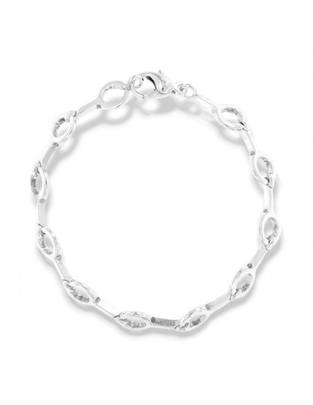 Bracciale Argento Rodiato Catena [8dbf2d90]