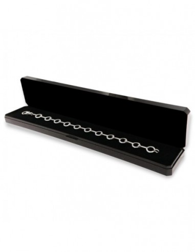 Bracciale Argento Rodiato Catena [3aa2ec94]