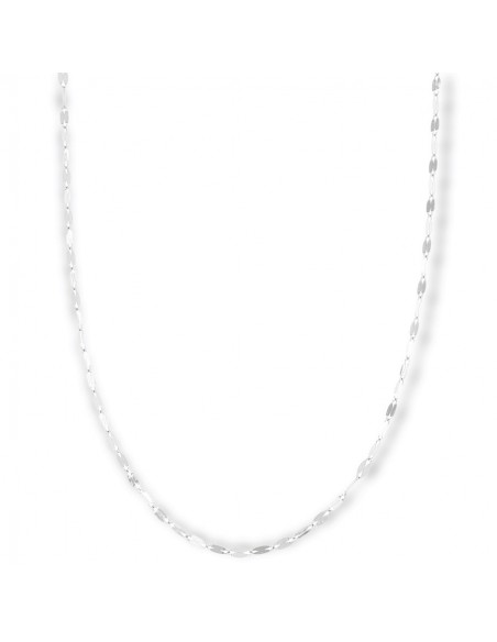 Collana Oro Bianco Maglia Mirror [1939fd98]