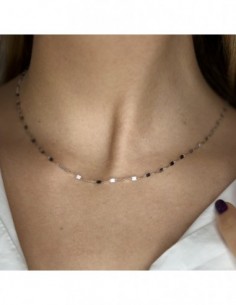 Collana Oro Bianco Maglia Mirror [1939fd98] 2