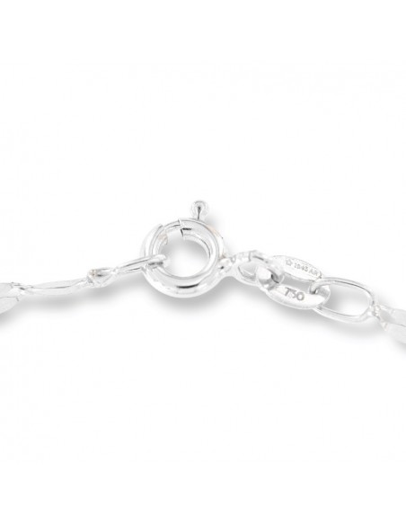 Collana Oro Bianco Maglia Mirror [d40a9544]