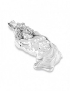 Ciondolo Argento Rodiato Busto Zeus [ec805597] 2